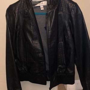Danier real leather jacket black XS women’s